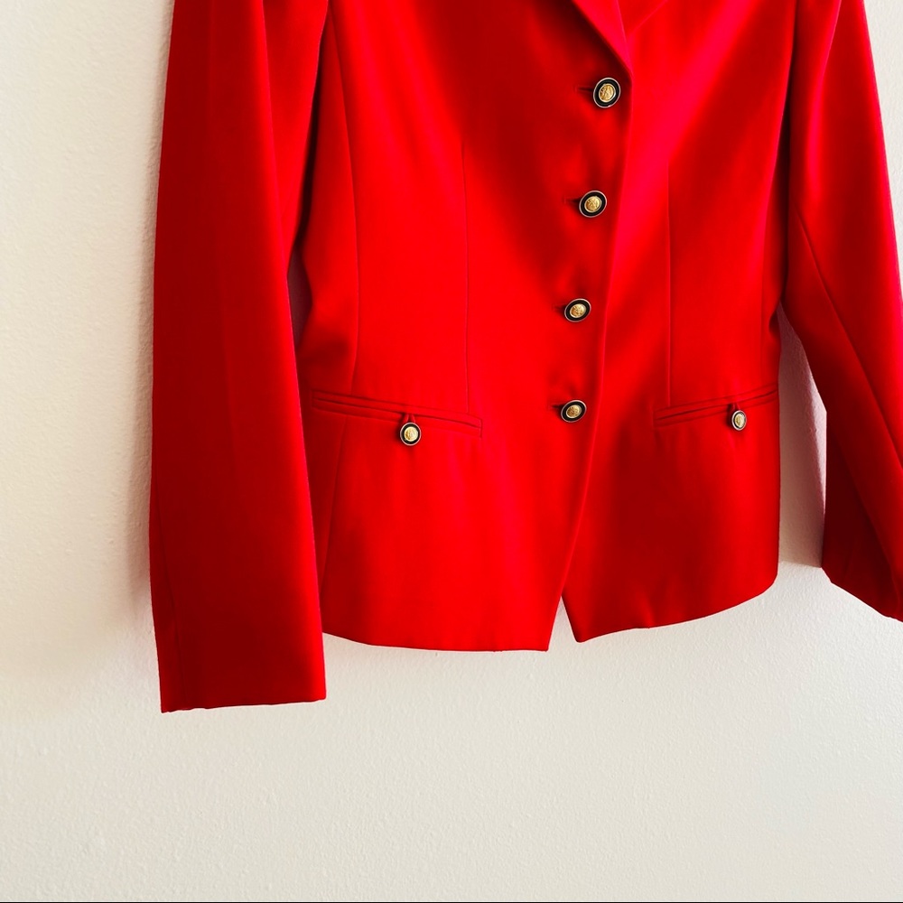 Le Suit red blazer jacket - Picture 6 of 7